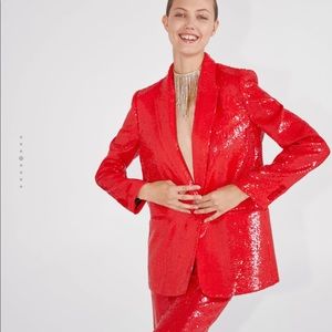 Zara Sequin long sleeve jacket